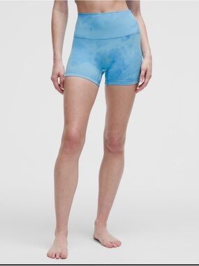 🆕🫐 Lululemon Align No Line High Rise Short 4” - Smoothie Wash Blueberry Multi